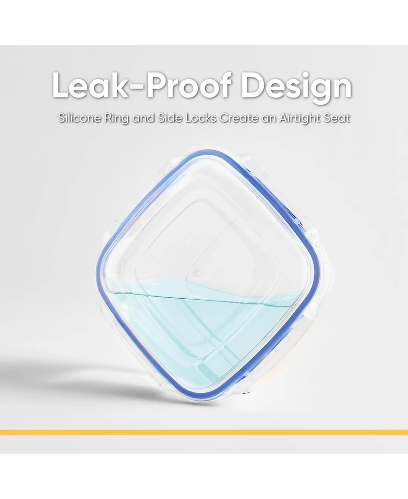 Superio Airtight Food Storage Container with Leakproof Lid, Oz