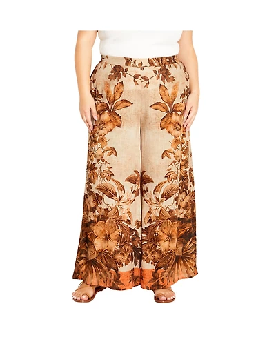 City Chic Women's Plus Swept Away Pant