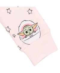 Star Wars Baby Girls The Mandalorian Yoda French Terry Sweatshirt to