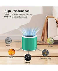 Morento HY1800 Genuine Air Purifier Replacement Filter, H13 Ture Hepa Filter for HY1800 Air Purifer, Efficiency Activated Carbon, Pack