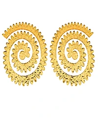 Swanky Designs Spiral Design Earrings