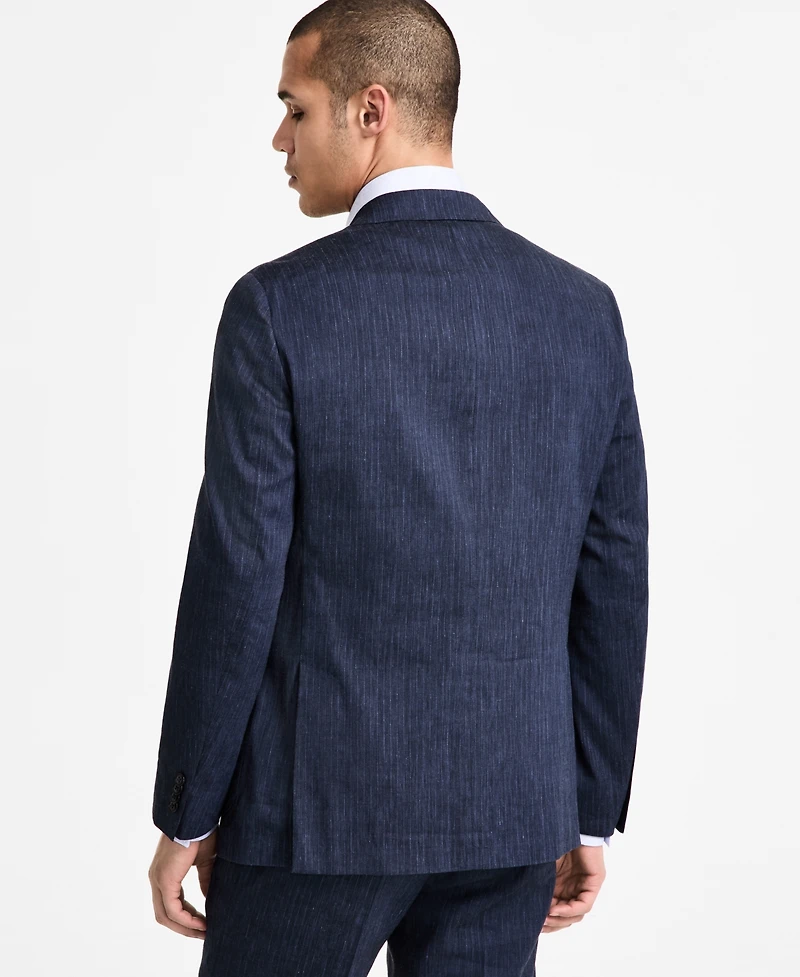 Michael Kors Men's Classic Fit Linen Suit Jacket
