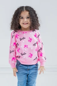 Barbie Girls French Terry Pullover Sweatshirt