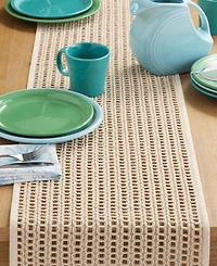 Fiesta Kai Macrame Table Runner, 14" x 72"