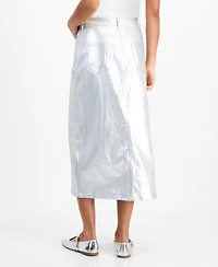 Celebrity Pink Juniors' Metallic Midi Skirt