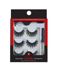Pursonic Faux Mink Style False Eyelashes Extensions