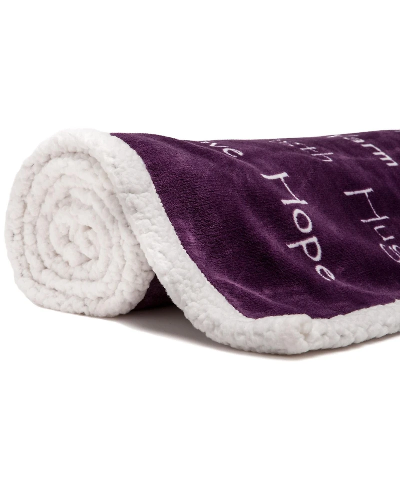 Chanasya Premium Sympathy Warm Hugs Gift Throw Blanket - Cancer Chemo Survivor Get Well Caring Gifts