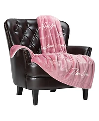 Chanasya Premium I Love You Gift Throw Blanket - Unconditional Love Together Forever Anniversary Gift Throw