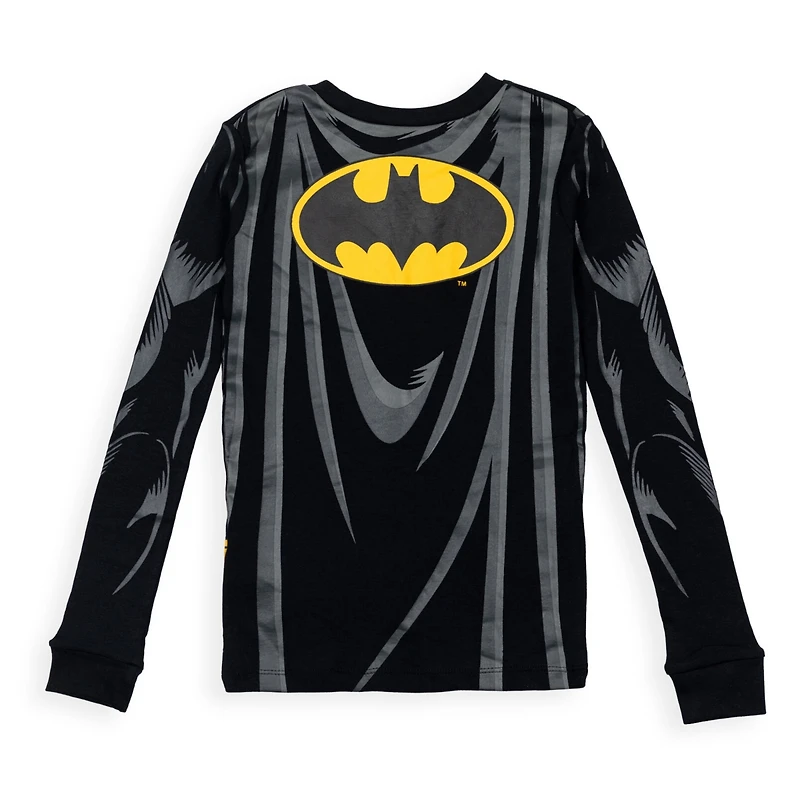 Justice League Boys Dc Comics Pullover Pajama Shirt and Pants Sleep Set