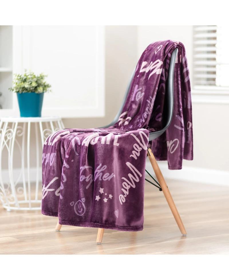 Chanasya Premium Love You Gift Throw Blanket
