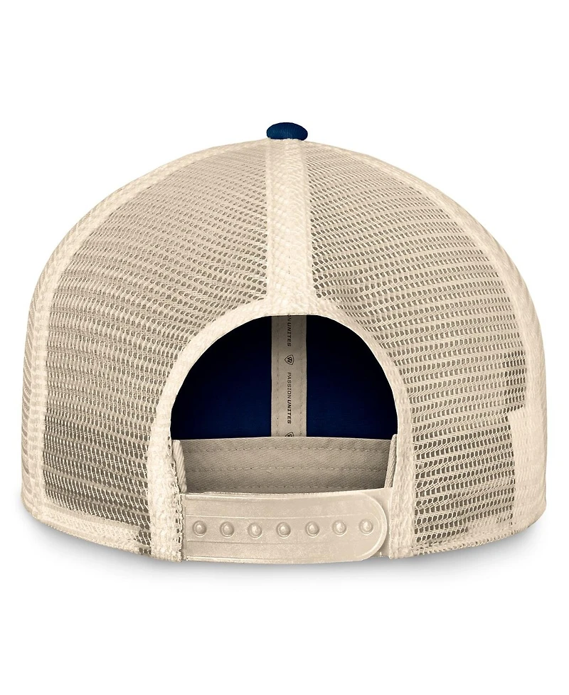 Top of the World Men's Navy Ole Miss Rebels Heritage Waylon Trucker Adjustable Hat