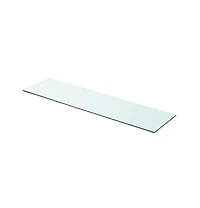 Shelf Panel Glass Clear 31.5"x7.9"