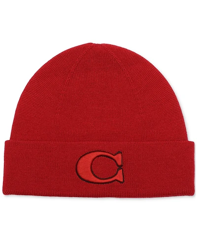 Coach Men's Varsity Logo Beanie