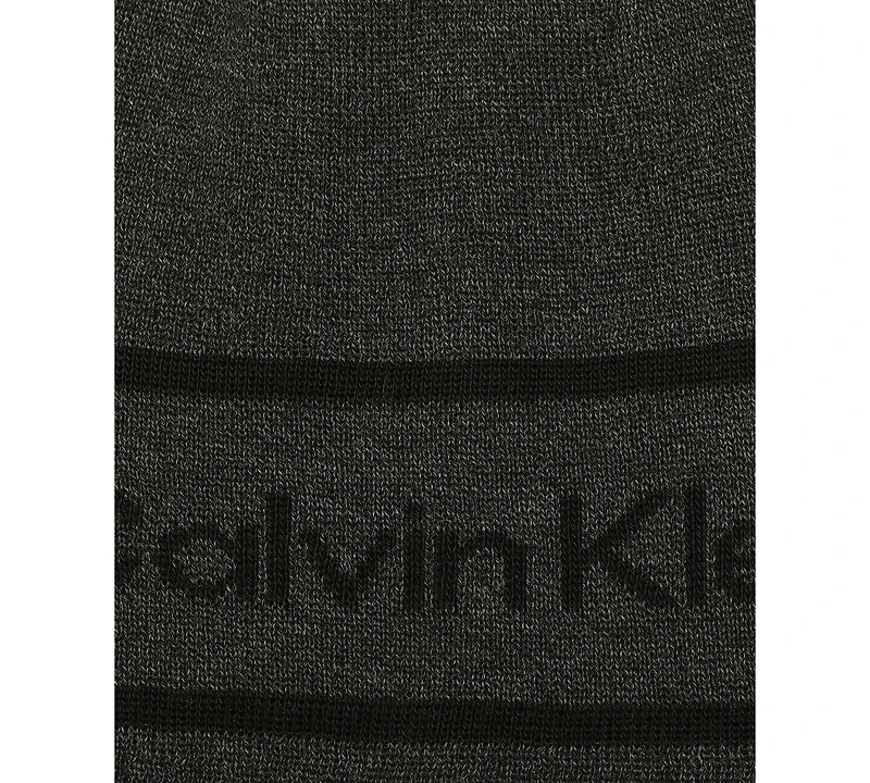 Calvin Klein Men's Jacquard Stripe Logo Beanie