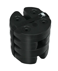 Givimo 4 Pieces 20Lbs Water Filled Weight Plates for Shade Umbrella