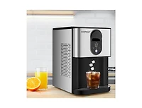 Slickblue Self Dispensing Nugget Ice Maker Countertop with Soft Chewable Pellet Ice Cubes
