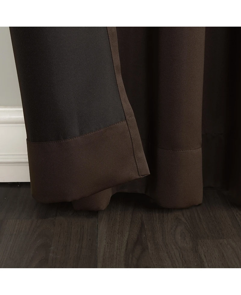 Sun Zero Grant Room Darkening Grommet Sliding Patio Door Curtain Panel