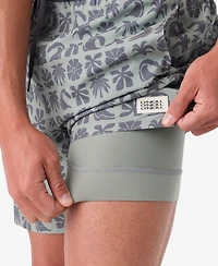 O'Neill Men's Hermosa Elastic Waist Lined 17" Swim Shorts
