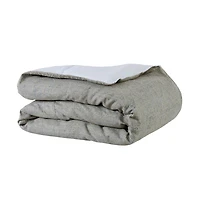 Ihi Home Calypso, Queen Duvet Cover Set/3, Ivory Blue