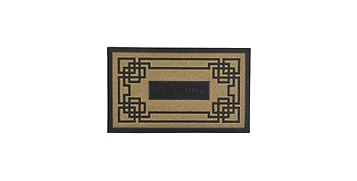 Superio Non-Slip Welcome Doormat for Entry, 18" x 30", Waterproof Mat