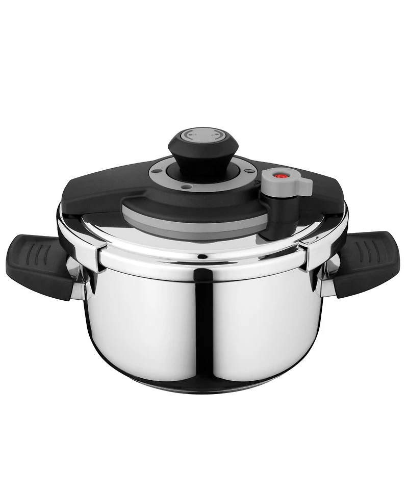 BergHOFF Essentials 4Pc 18/10 Stainless Steel Pressure Cooker Set 7.4 Qt & 4.2Qt