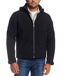 Weatherproof Men's Flex Tech Hooded Shirt Jacket