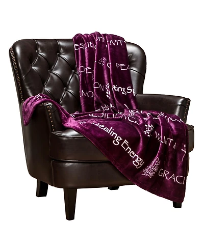 Chanasya Premium Healing Thoughts Prayer Comfort Hugs Sympathy Gift Message Throw Blanket