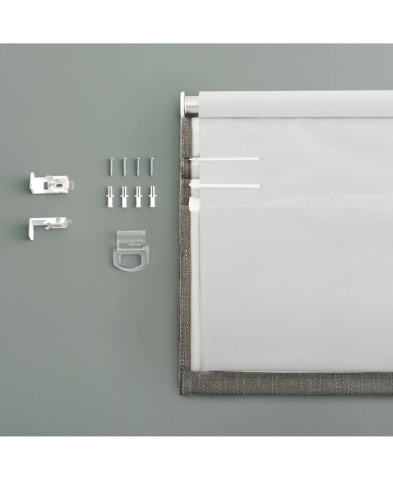 Pryer Textured 100% Blackout Cordless Roman Shade