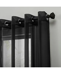 Sheer Voile Grommet Curtain Panel
