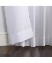 Clifford Heathered Texture Semi-Sheer Tab Top Curtain Panel