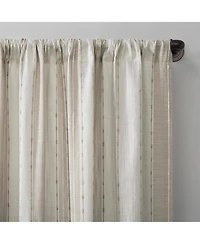 Slub Texture Stripe Cotton Curtain