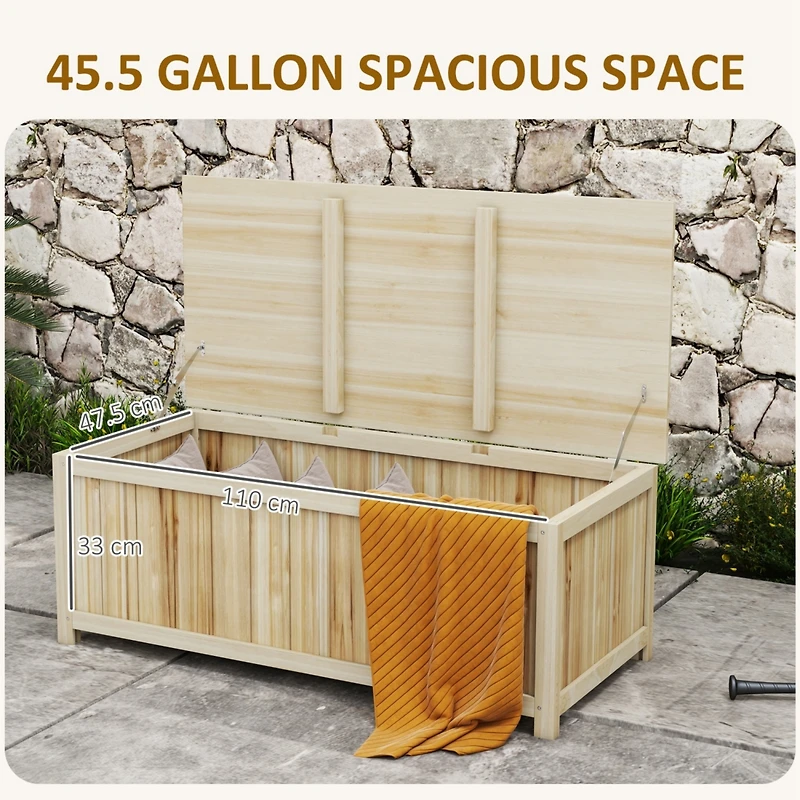 Streamdale Furniture 45.5 Gallon Outdoor Storage Box: Deck & Balcony Storage