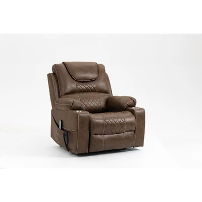 Electric Reclining Lift Chair for Seniors (180 Flat)