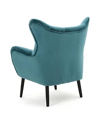 Streamdale Alyssa Mid-Century Velvet Arm Chair Comfort And Glamour One