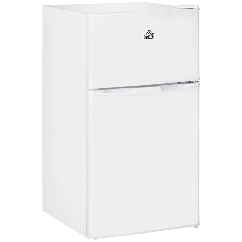 Compact 3.2 Cu.Ft Mini Fridge with Adjustable Shelf, Thermostat, Reversible Door