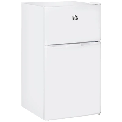 Compact 3.2 Cu.Ft Mini Fridge with Adjustable Shelf, Thermostat, Reversible Door
