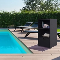 Waterproof Valet Towel Rack w/ Drawer