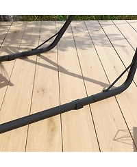 Adjustable Steel Hammock Stand for Two