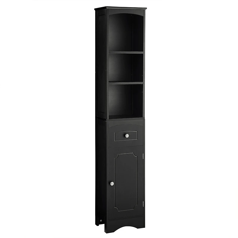 Freestanding Bathroom Cabinet with Drawer and Adjustable Shelf