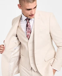 Bar Iii Men's Slim-Fit Linen Suit Jacket