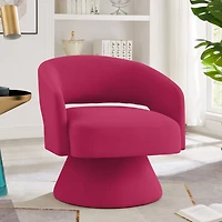Streamdale Homerest Modern Swivel Chair, Rose Pink