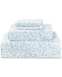 Sunham Microfiber Easy Care Printed -Pc. Sheet Set