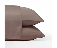 Cariloha Classic 2-Piece Twill Pillowcase Set | Beach Linen | King | Viscose Material | Allergy Resistant, Thermal-Regulating & Extra soft