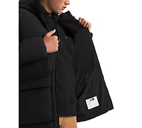 The North Face Big Boys Quilted Fleece-Lined Full-Zip Hooded Short Down Parka