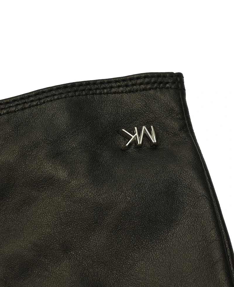 Michael Kors Women's Smooth Leather Gloves