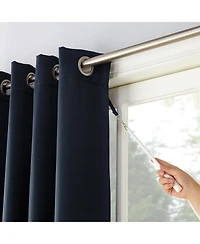 Preston Extra-Wide Blackout Grommet Sliding Patio Door Curtain Panel