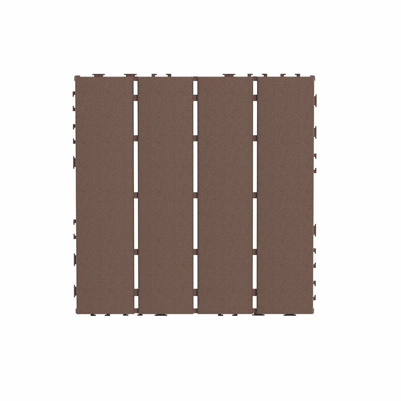 Simplie Fun 44-Pack Interlocking Deck Tiles for Patio, Balcony, Backyard