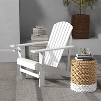 Adirondack Lounge Chair: Patio, Lawn, Weather Resistant