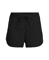 Lands' End Plus 3" Packable Cover-up Swim Shorts