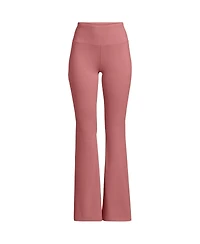 Lands' End Women's Active Hi Impact High Rise Slim Flare Pants